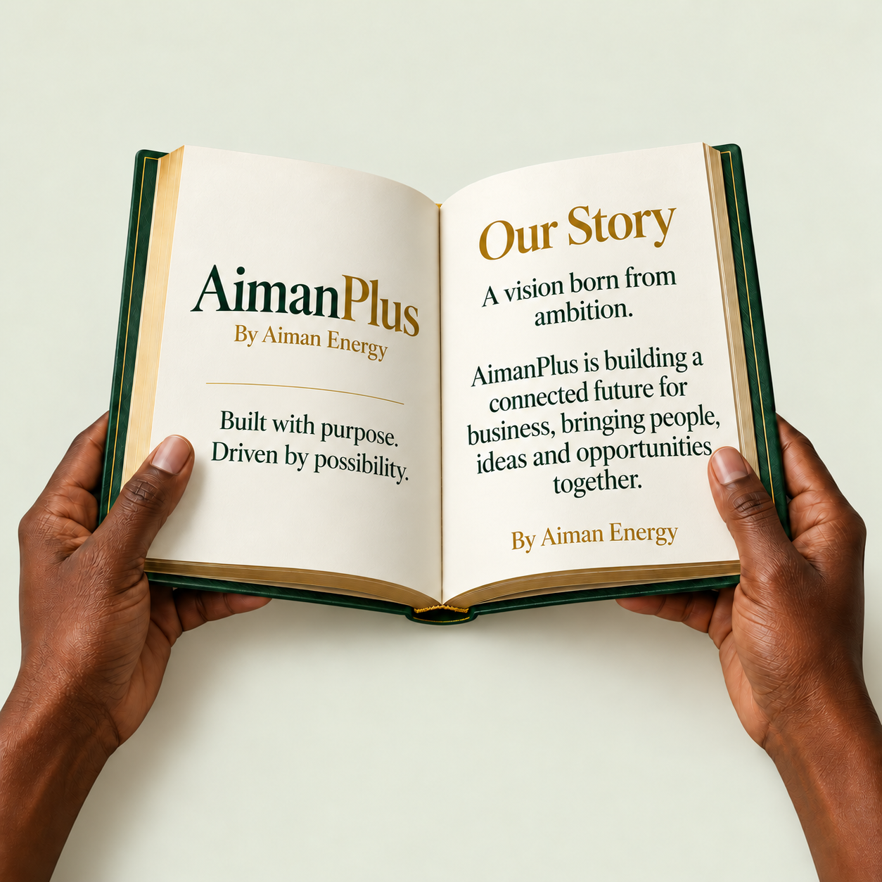 AimanPlus — By Aiman Energy. Our Story: a vision born from ambition.
